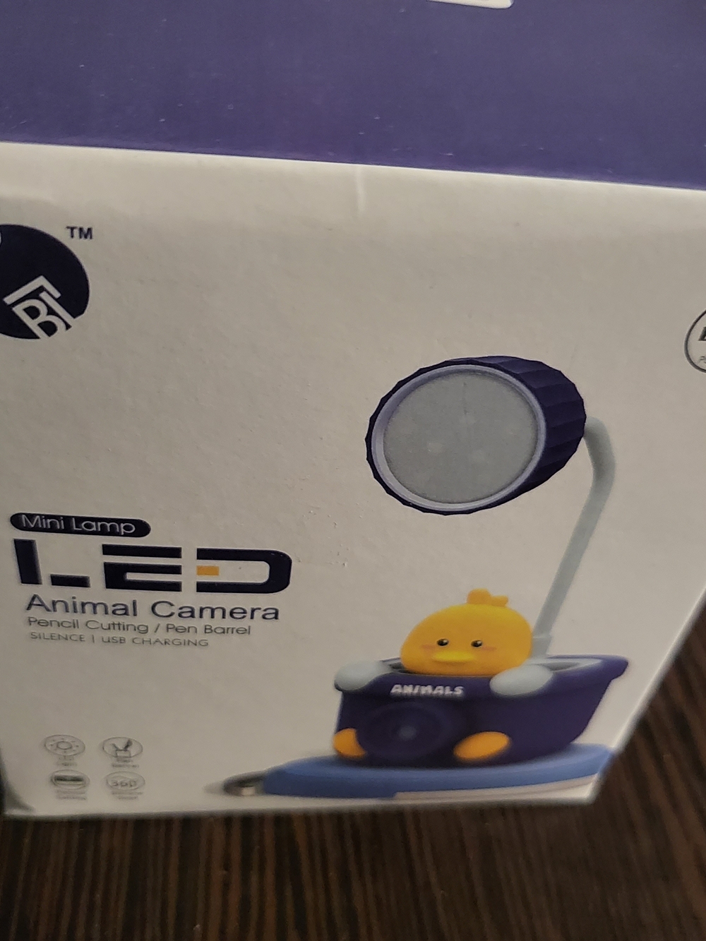 Mini Animal LED Camera Lamp - Purple